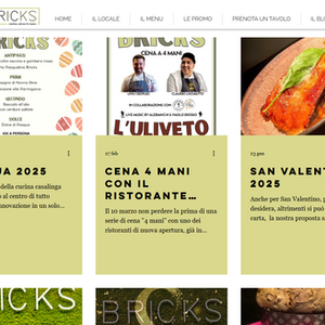 Bricks Lievitati Dolci e Salato | sito vetrina su Wix