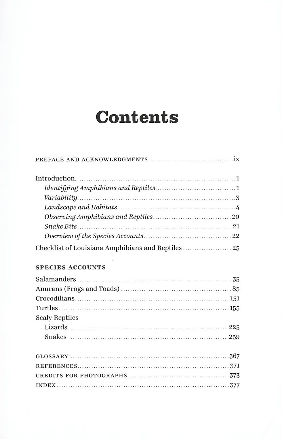 Thumbnail: Amphibians and Reptiles of Louisiana An Identification and Reference Guide
