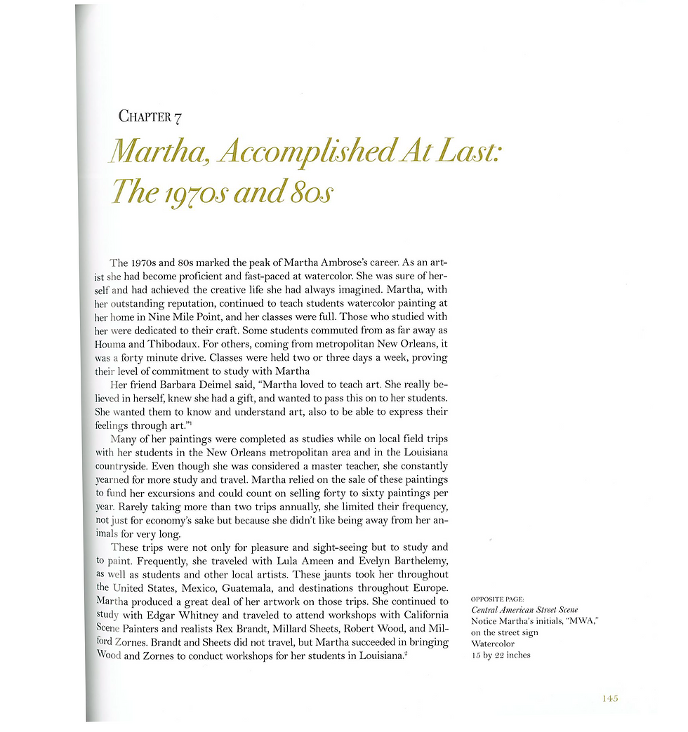 Thumbnail: Martha Ambrose: The Rediscovery of a Southern Regional Artist