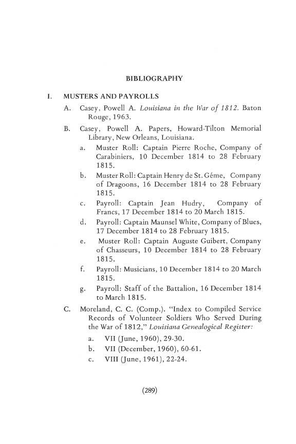 Thumbnail: Biographical Sketches of the Veterans of the Battalion of Orleans, 1814-1815