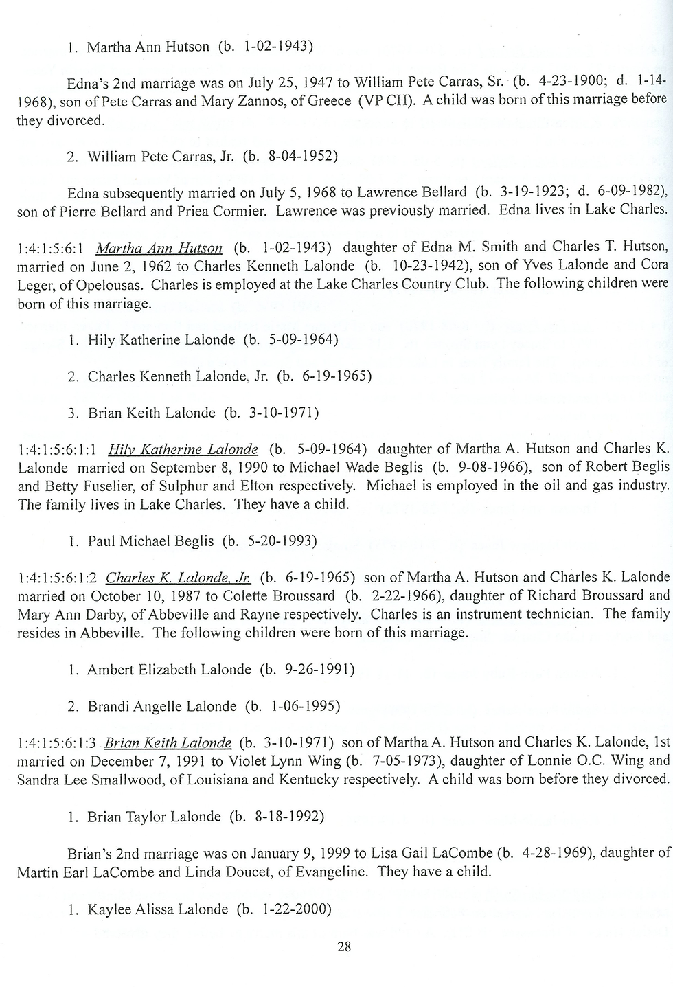 Thumbnail: Schmidt (Smith) Families