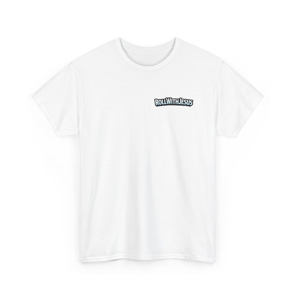 Thumbnail: Jiu Jitsu- Roll with Jesus Tee-shirt Style 2