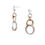 Thumbnail: Links of London Aurora Double Mixed Metal Link Earrings