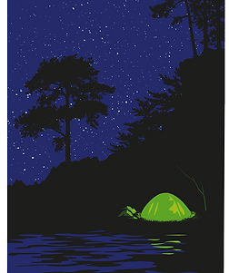Wild Camping 'Green' Edition of 8 .png