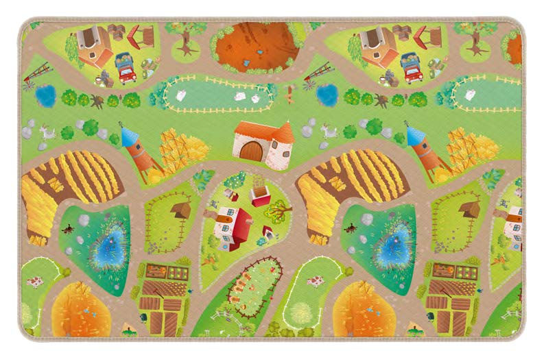 Miniature : Tapis réversible ville et ferme