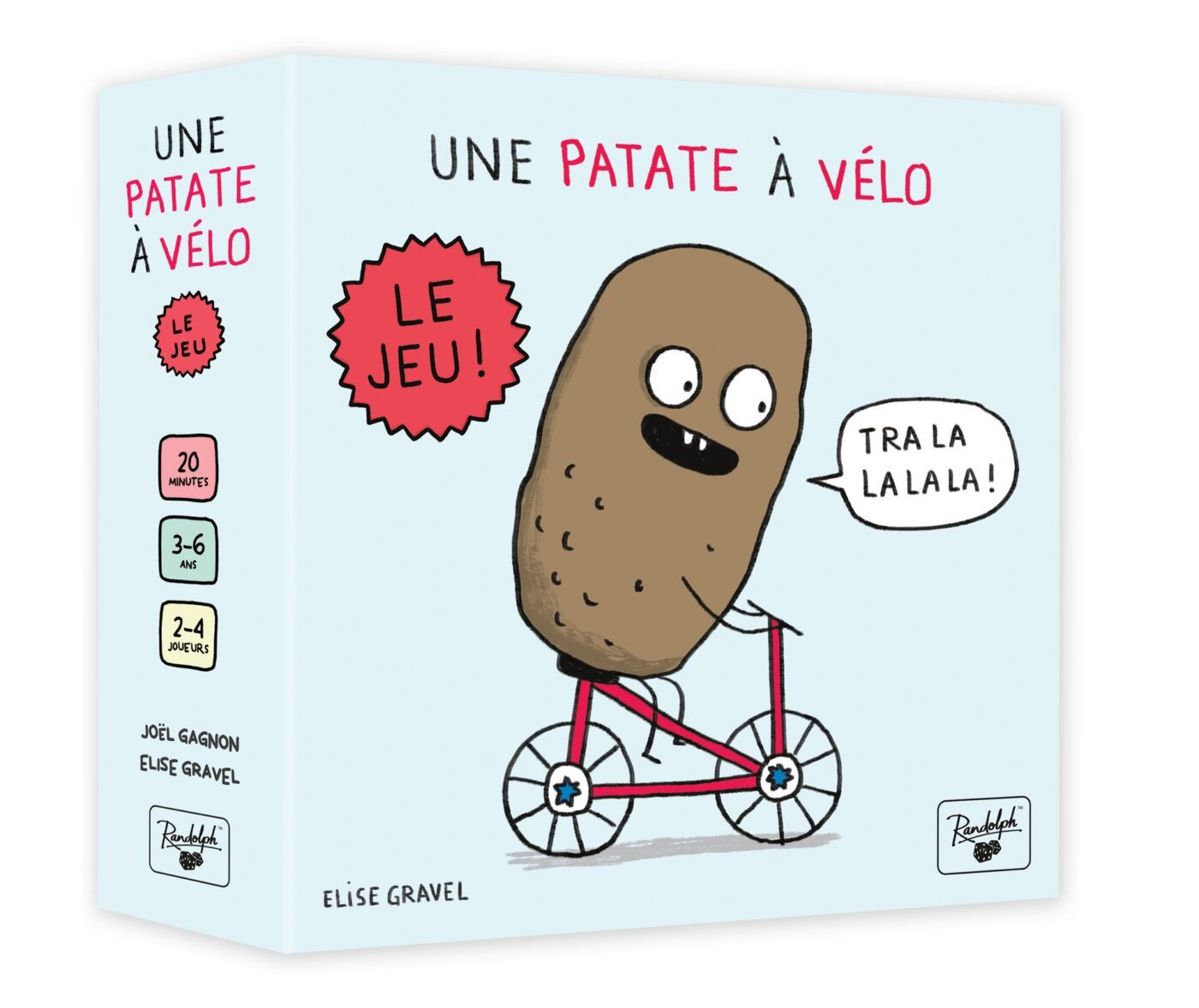 Une patate a vélo