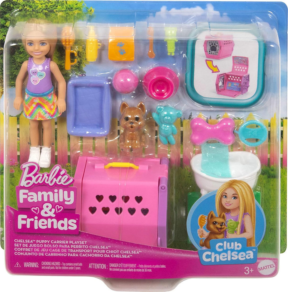 Barbie club Chelsea cage de transport pour chiot