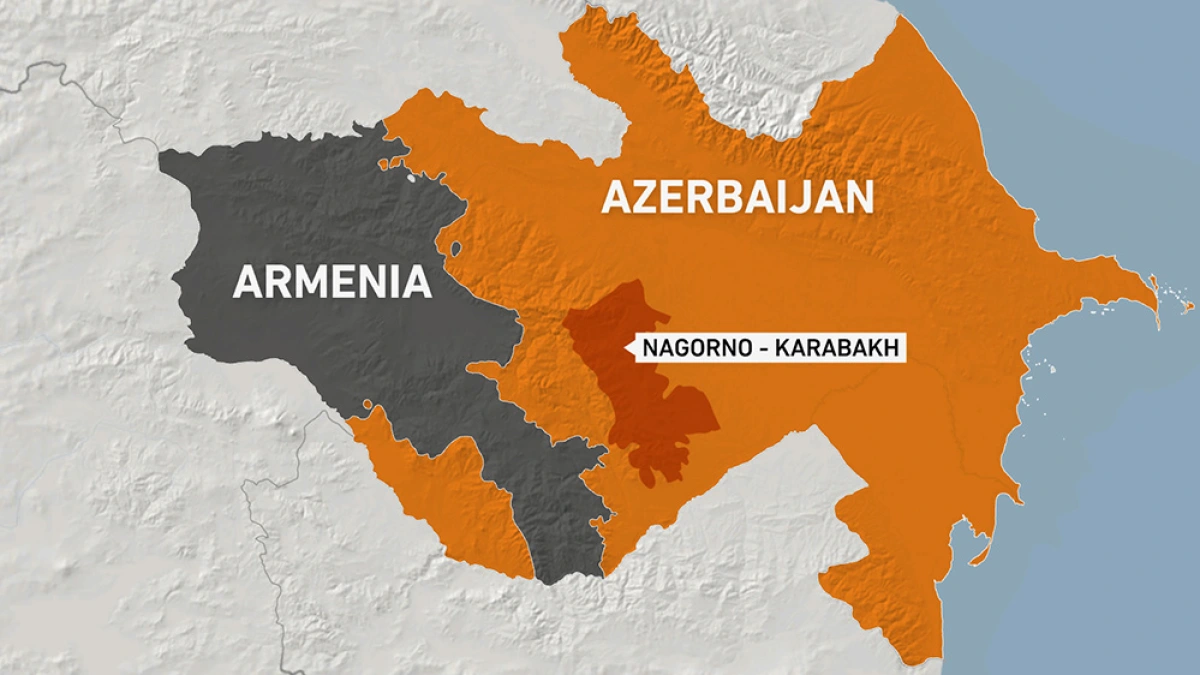 Map of Nagorno-Karabakh 