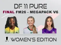 DF11 PURE V6 - WOMEN'S FOOTBALL MEGAPACK FM26