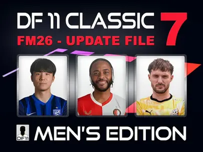 DF11 Facepack update 7 for Football Manager 26