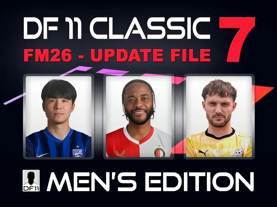 DF11 Update file No.7 | Megapack FM26 | Season 25/26