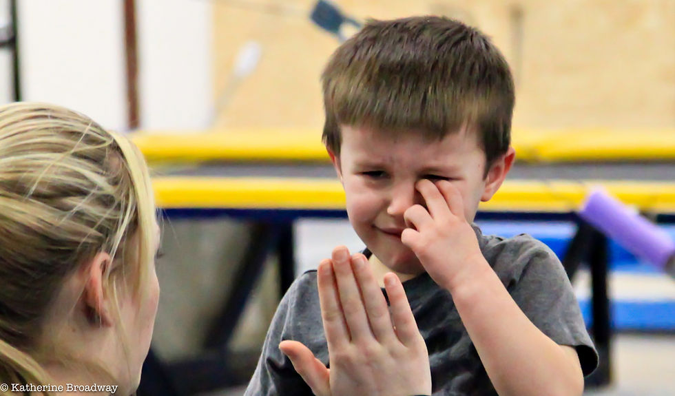 Image of small boy crying, mom holding up hand to indicate agreement. Raleigh Psychotherapy, Healing vortex, counseling,Katherine Broadway