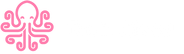 Tap in Digital vertical logo mark with octopus and the brand name spelled out. 