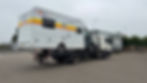 Motorhome transport via vehicle recovery edinburgh truck.