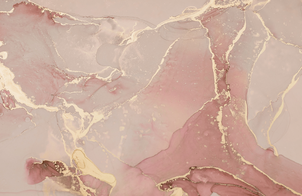 Pink and gold marble background