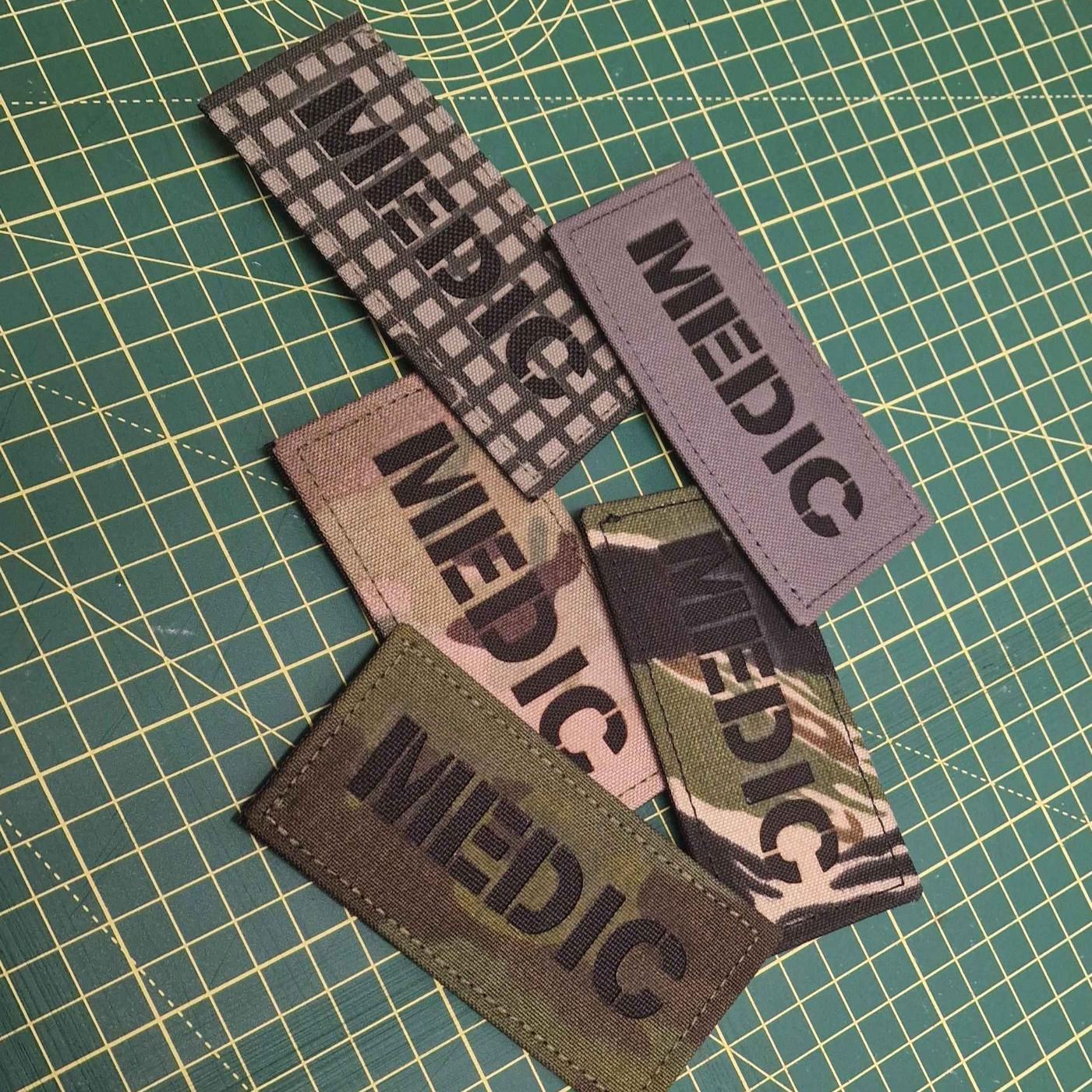 Laser Cut Callsign Patch 2x5in