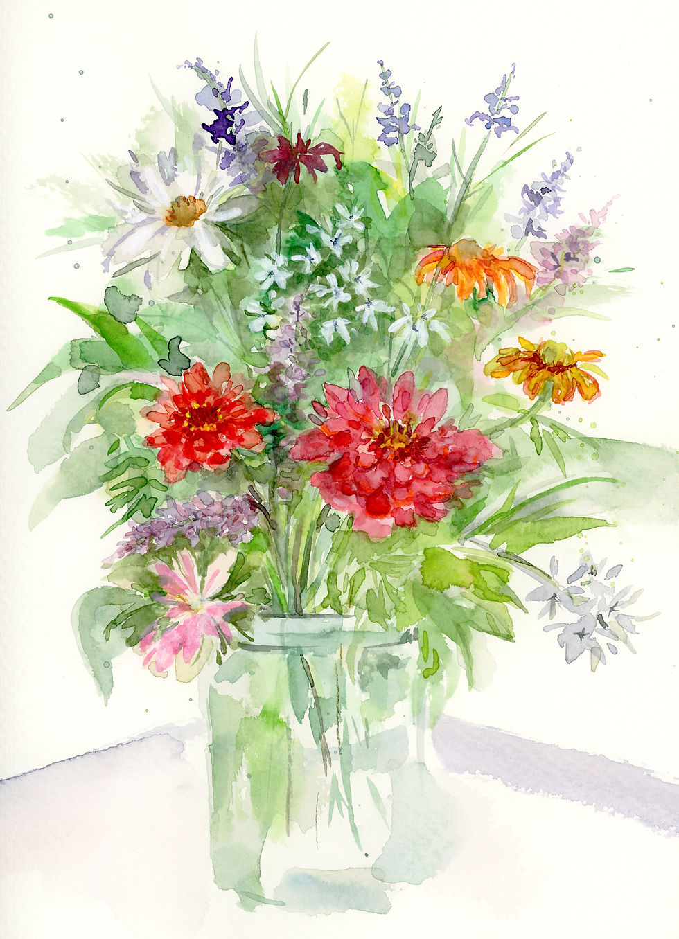 Watercolor Floral Art Class