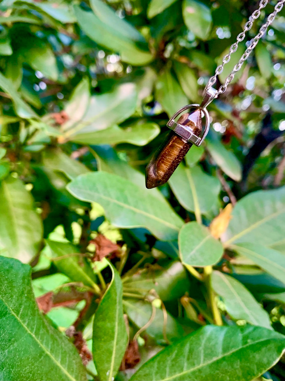 Tiger’s Eye Crystal Necklace