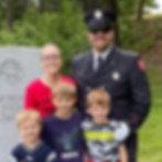 Garrett Wante and his family