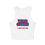 Thumbnail: Who Cares Graphic Racer Tank Top for Women