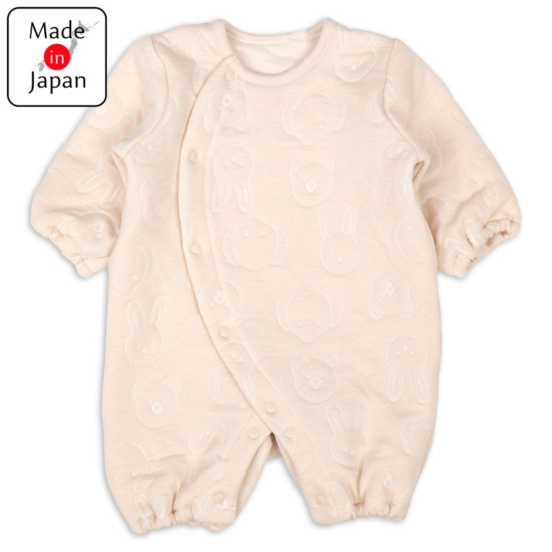 暗花動物圖案連身衣