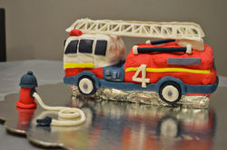 Fire truck Cake