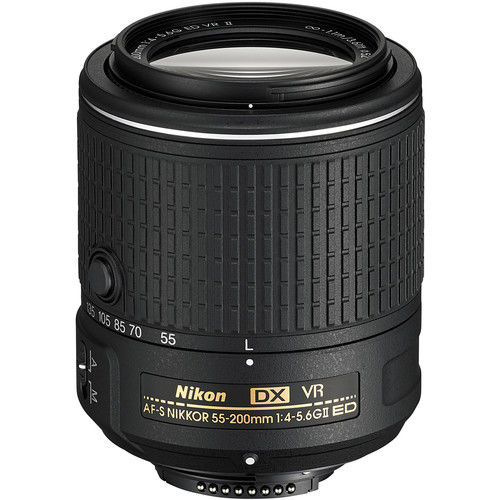 Thumbnail: Nikon AF-S DX NIKKOR 55-200mm f/4-5.6G ED VR II Lens