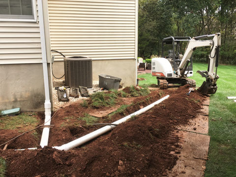 Landscape Drainage | Upright Land & Tree | Somerset, NJ