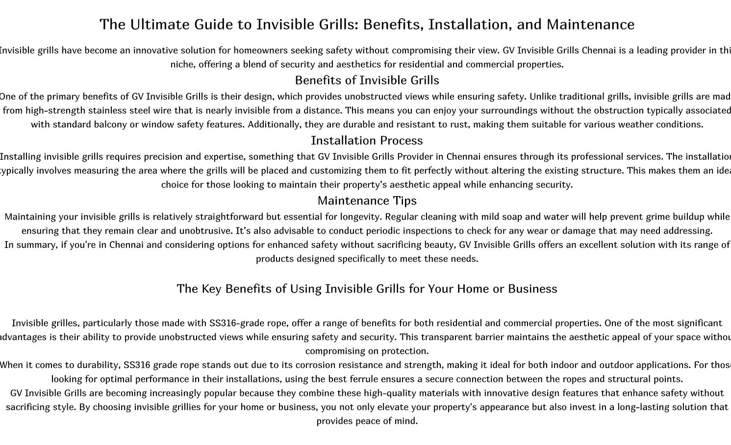 Invisible Grills Ultimate Benefits