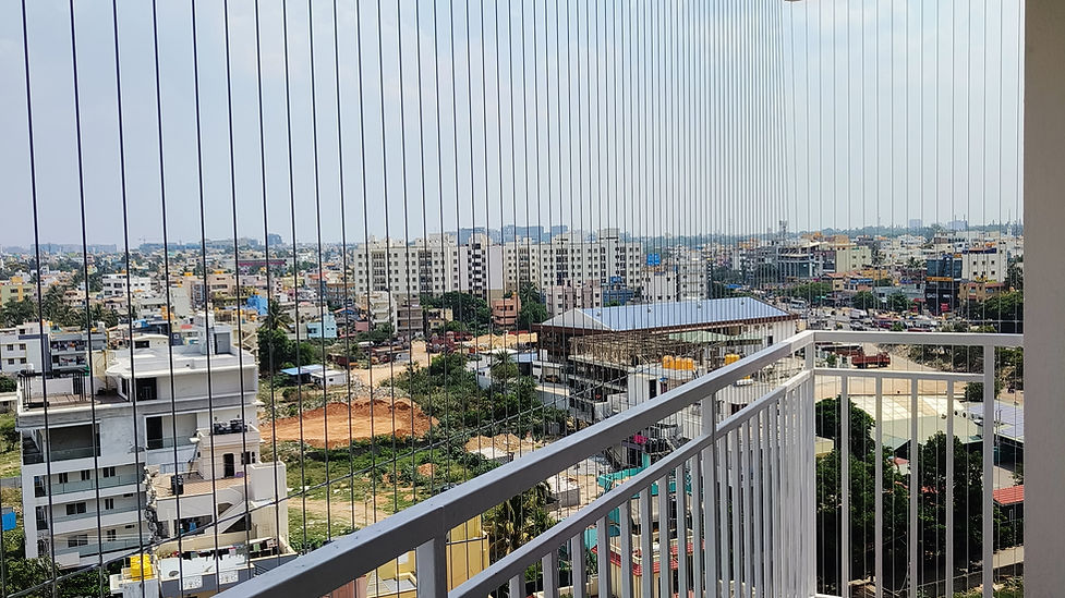 Invisible Grills for Balcony