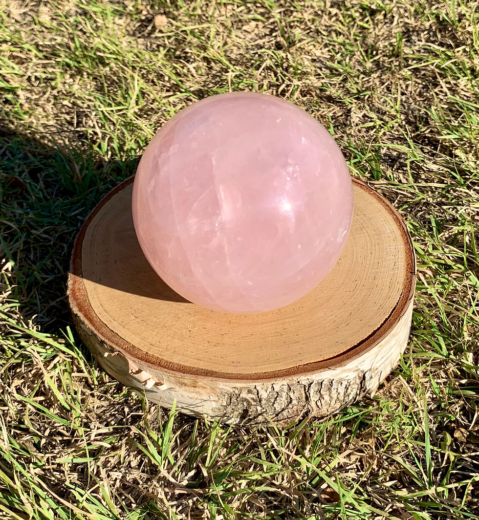 Thumbnail: Star Rose Quartz Crystal Ball Sphere