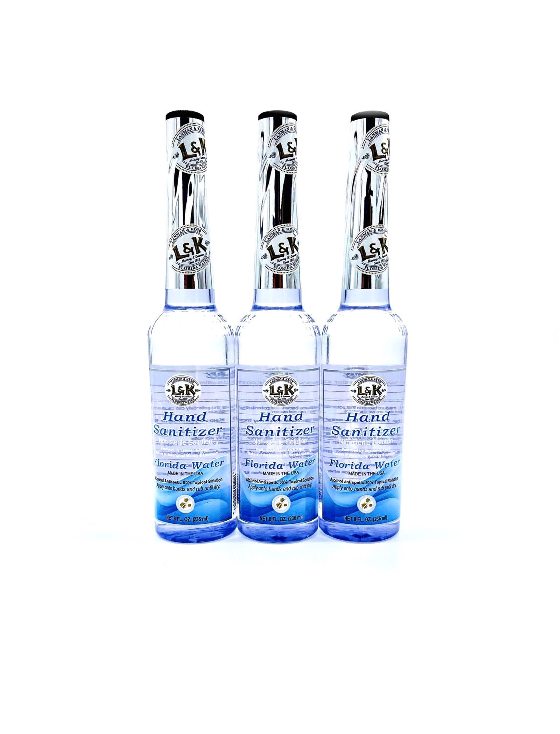 Florida Water Hand Sanitizer 8 oz - Lanman & Kemp