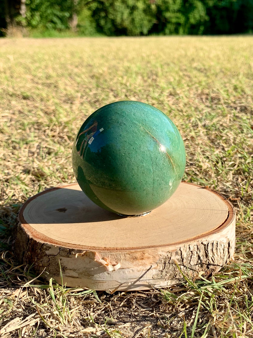 Thumbnail: Green Aventurine Crystal Ball Sphere