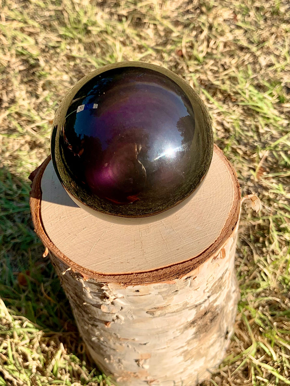 Thumbnail: Rainbow Obsidian Crystal Ball Sphere