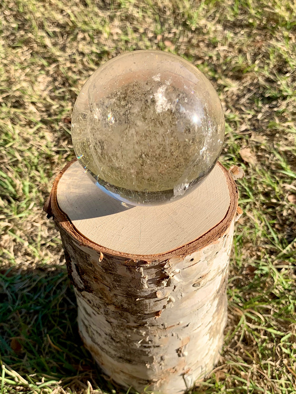 Thumbnail: Rainbow Smoky Quartz Crystal Ball Sphere