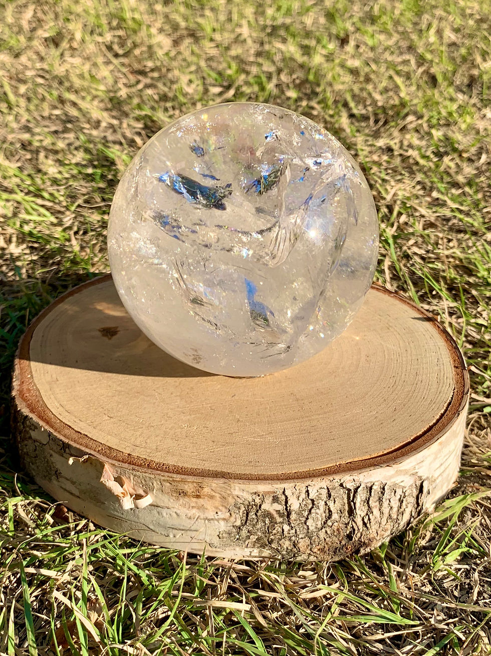 Thumbnail: Rainbow Clear Quartz Crystal Ball Sphere
