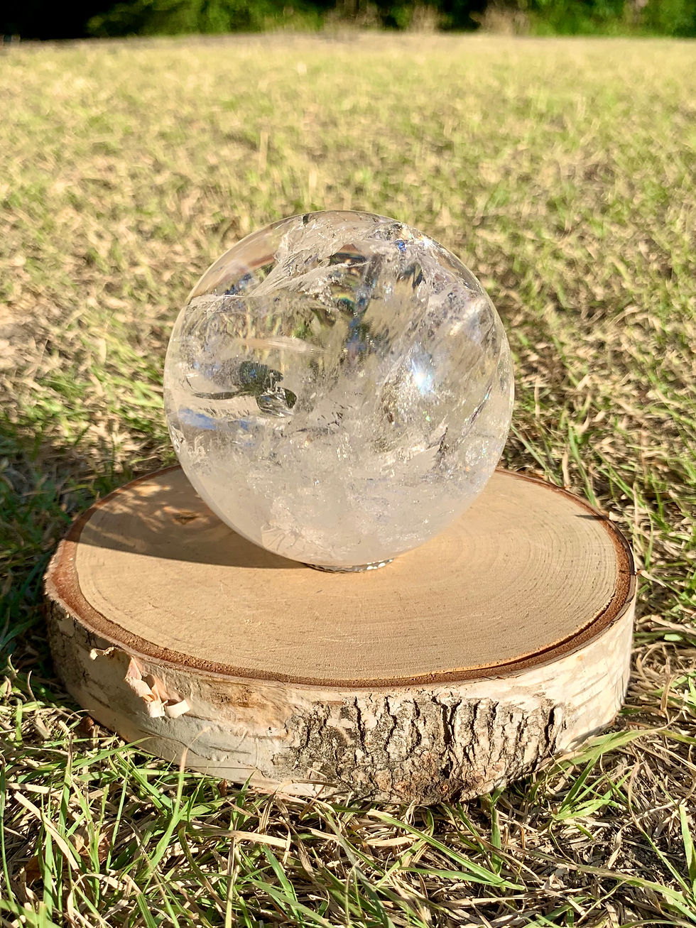 Thumbnail: Rainbow Clear Quartz Crystal Ball Sphere