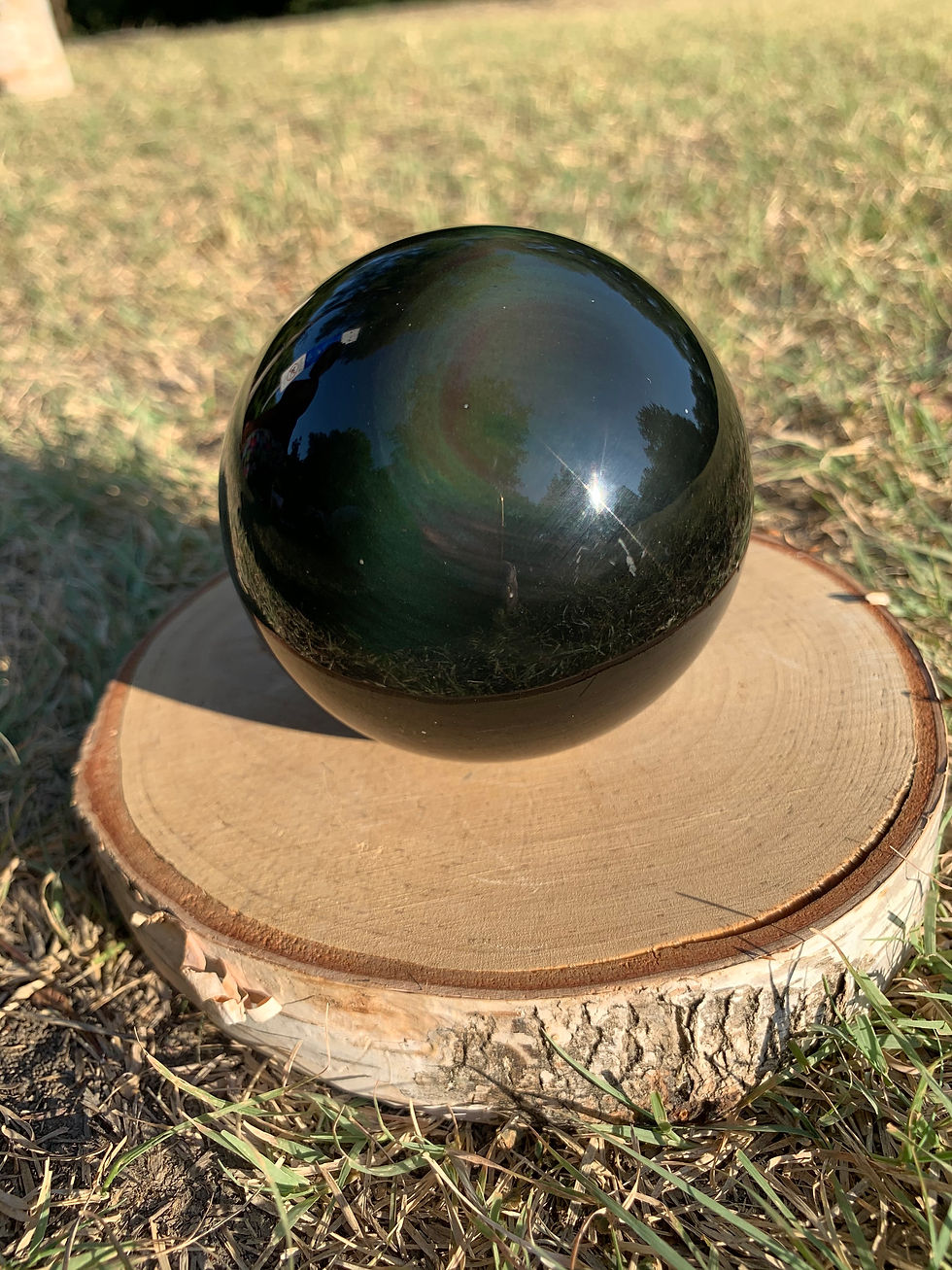 Thumbnail: Rainbow Obsidian Crystal Ball Sphere
