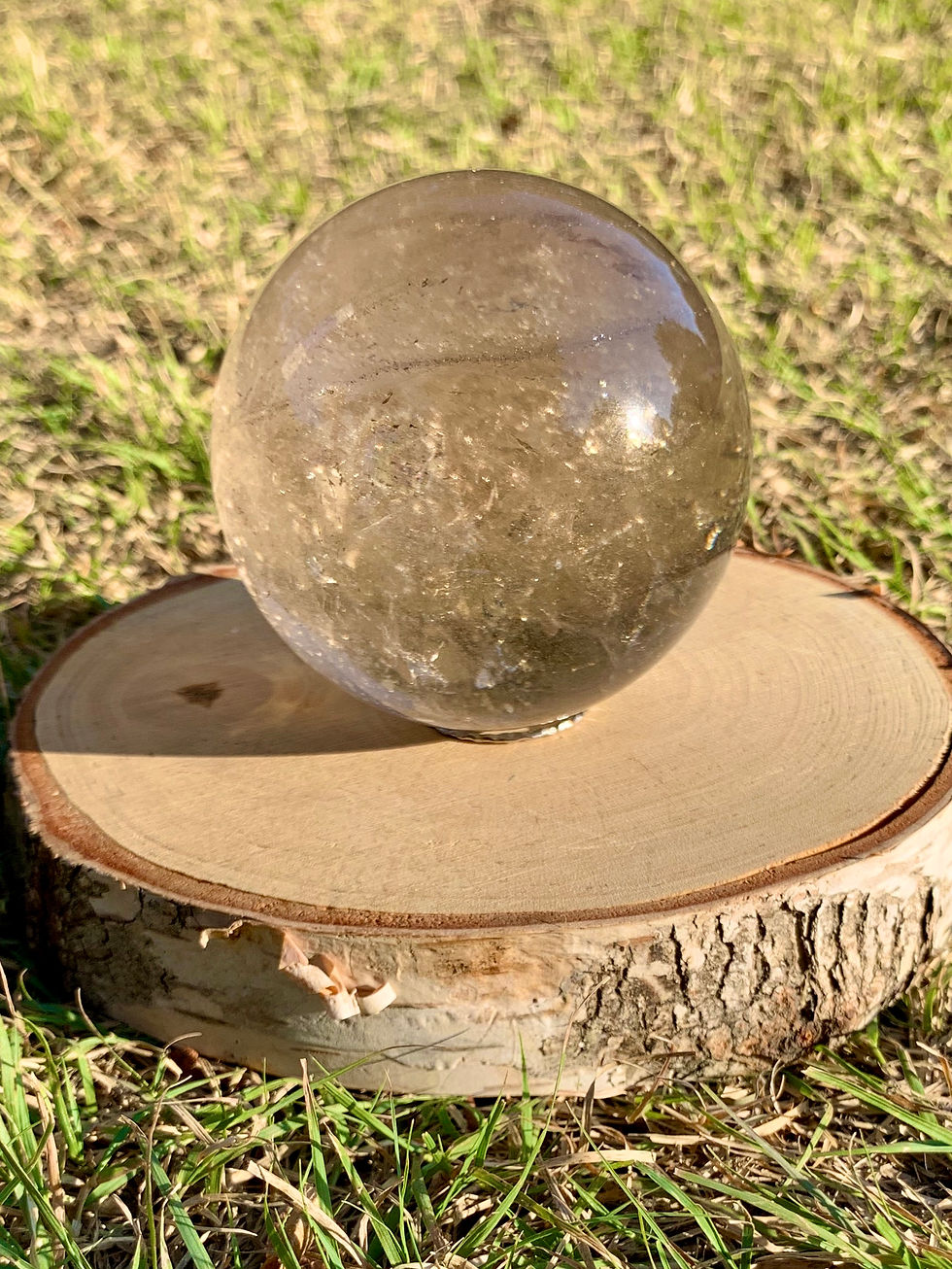 Thumbnail: Rainbow Smoky Quartz Crystal Ball Sphere