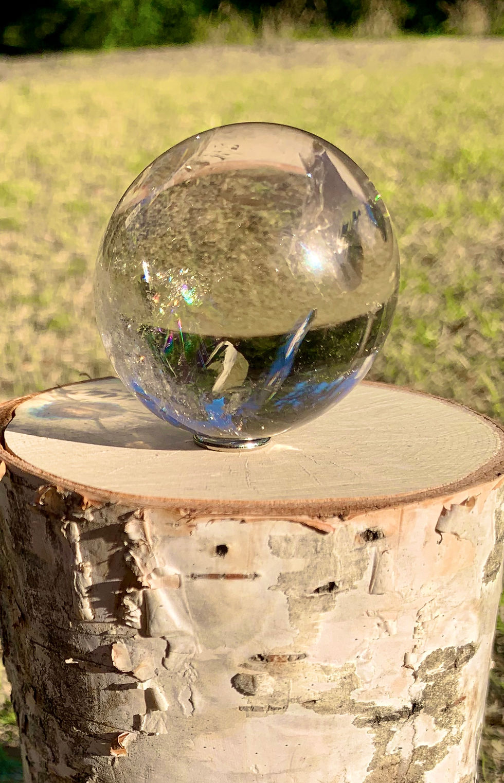 Thumbnail: Rainbow Smoky Quartz Crystal Ball Sphere