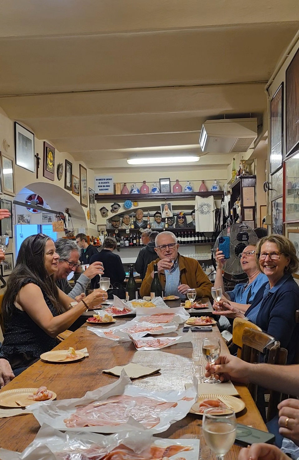 We walked and enjoyed some meals in Bologna