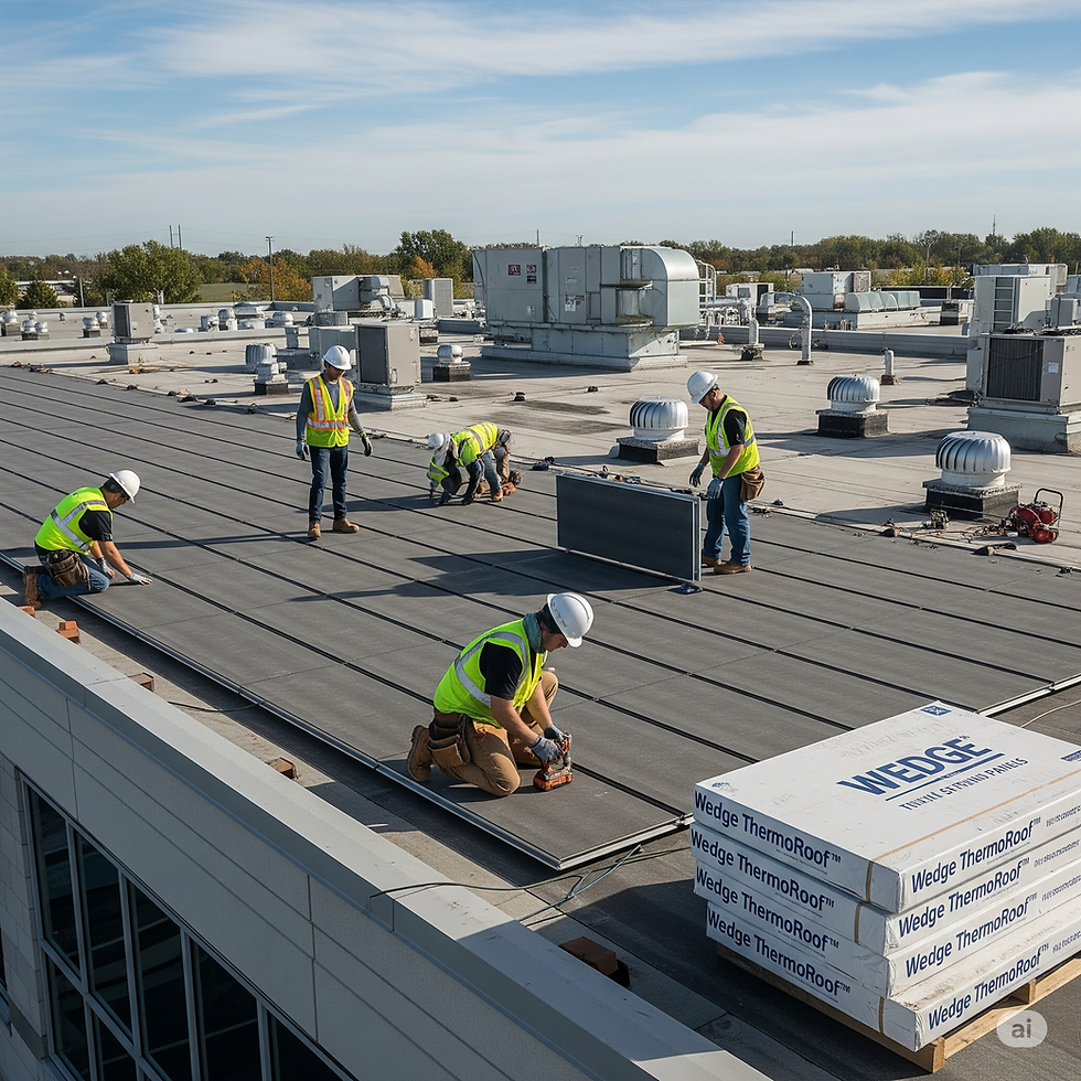 Wedge ThermoRoof™ VIP Smart Panel | IoT-Enabled Roof Insulation