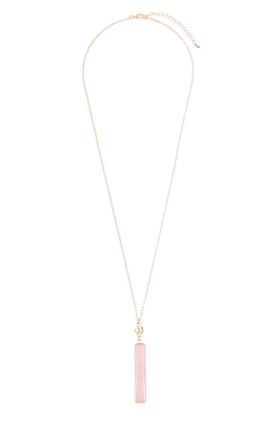 Thumbnail: Natural Stone Pendant Chain Necklace