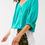 Thumbnail: Cropped Button Through Shirt in Green