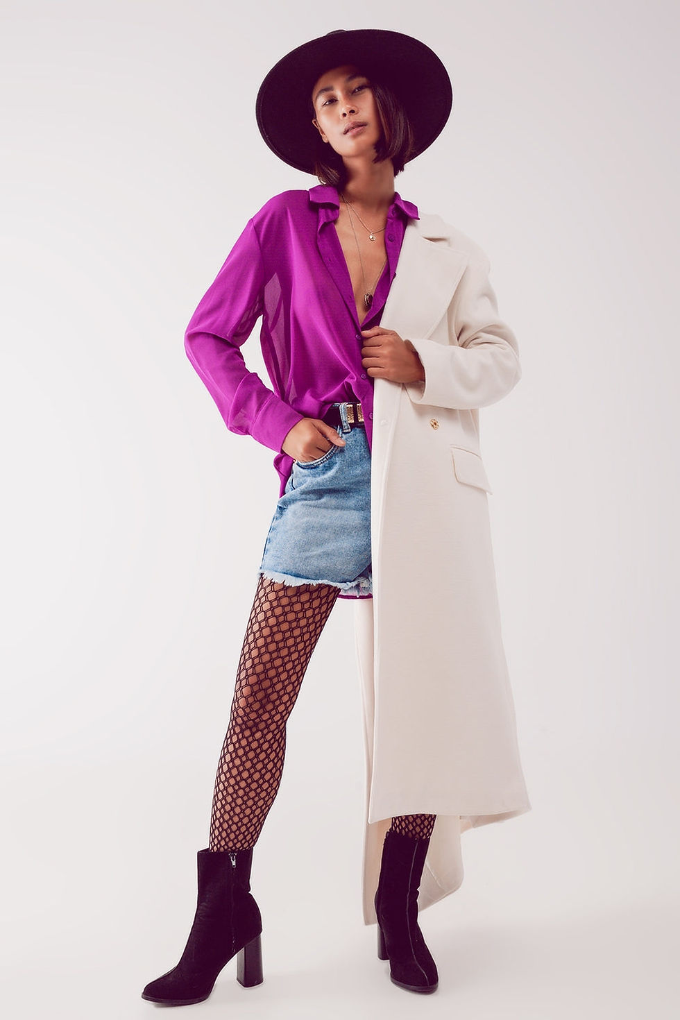 Thumbnail: Chiffon Shirt in Purple