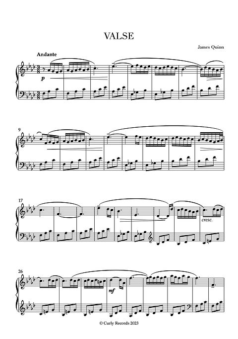 Valse - James Quinn | Curly