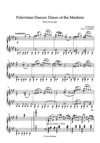 Borodin Polovtsian Dances from 