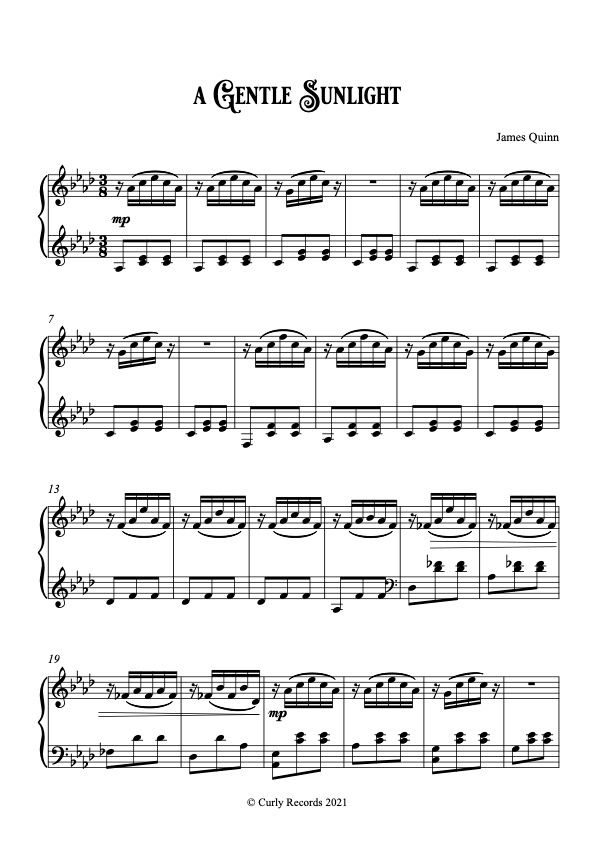 A Gentle Sunlight - James Quinn