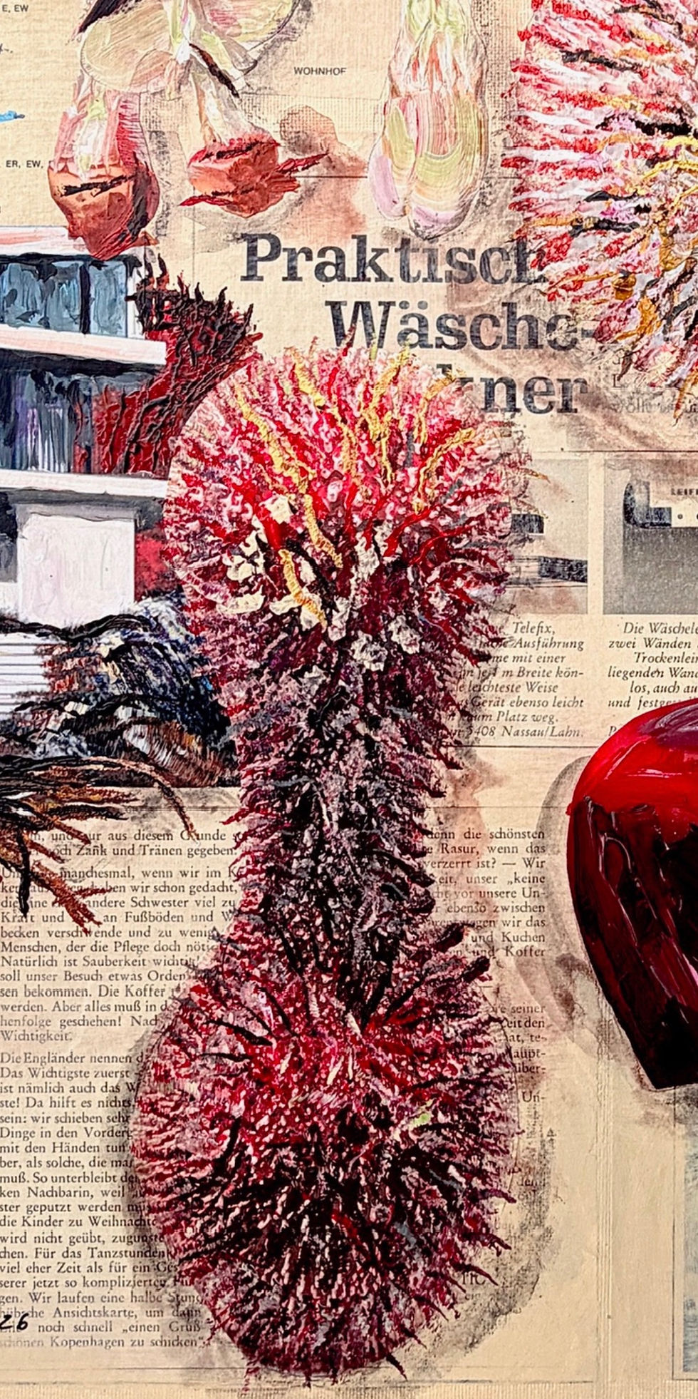 Miniaturbild: Evolution und Wäschetrockner 2026: Acryl Mixed Media on Canvas