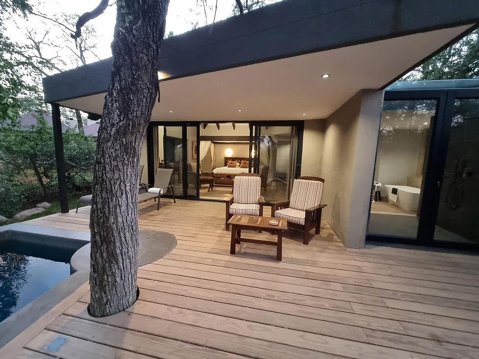 Safari Suite Private Deck and Pool